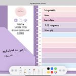 Screenshot of Plan On It digital planner taken on an iPad pro, opened in OneDrive ipad app