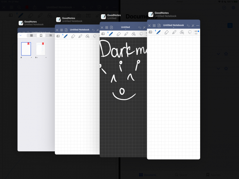 GoodNotes: Six ways to open multiple instances in iPadOS How to Screenshot of multiple instance window on the iPad pro