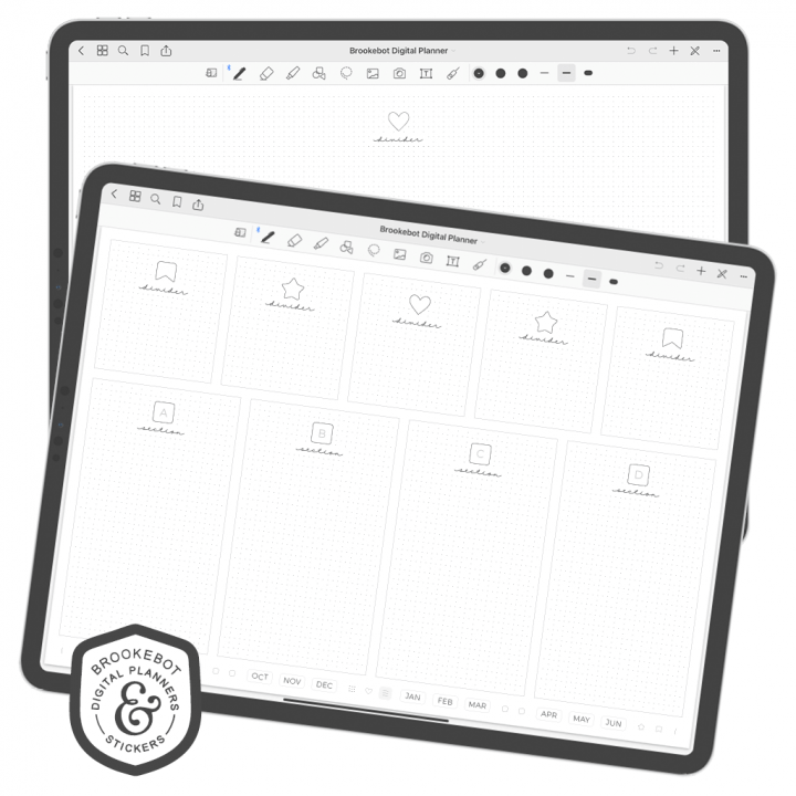 Brookebot's Digital Planner For 2020