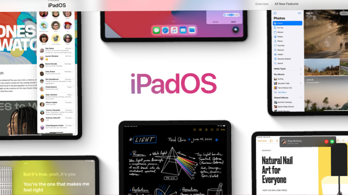 Screenshot of Apple’s review page for iPadOS14