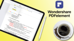 iPad showing a PDF opened in PDFelement