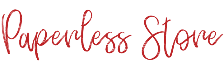 Paperless Store handwriting logo