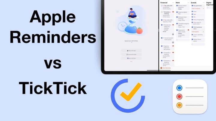Apple Reminders vs TickTick: 2025 comparison