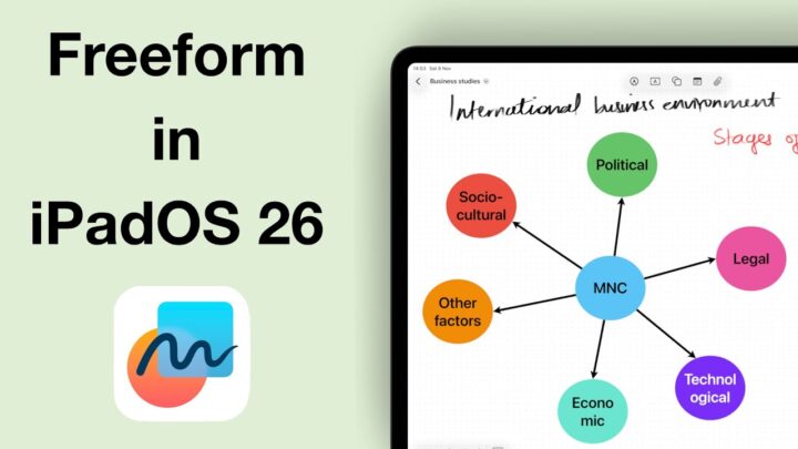 Apple Freeform in iPadOS 26 (review)